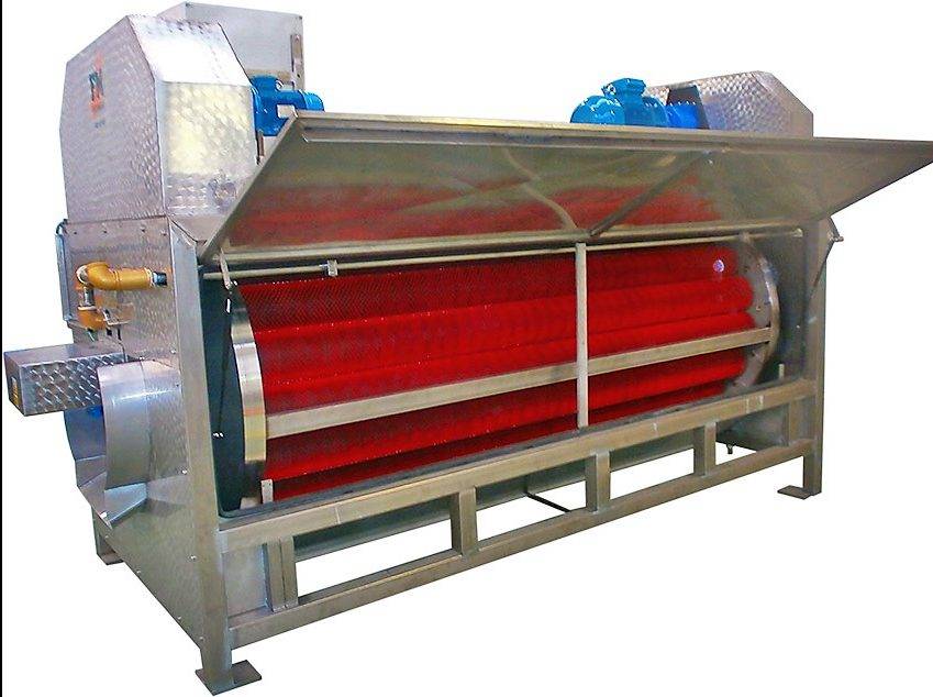 Cepilladora y pulidora-lavadora de hortalizas e Fermaq