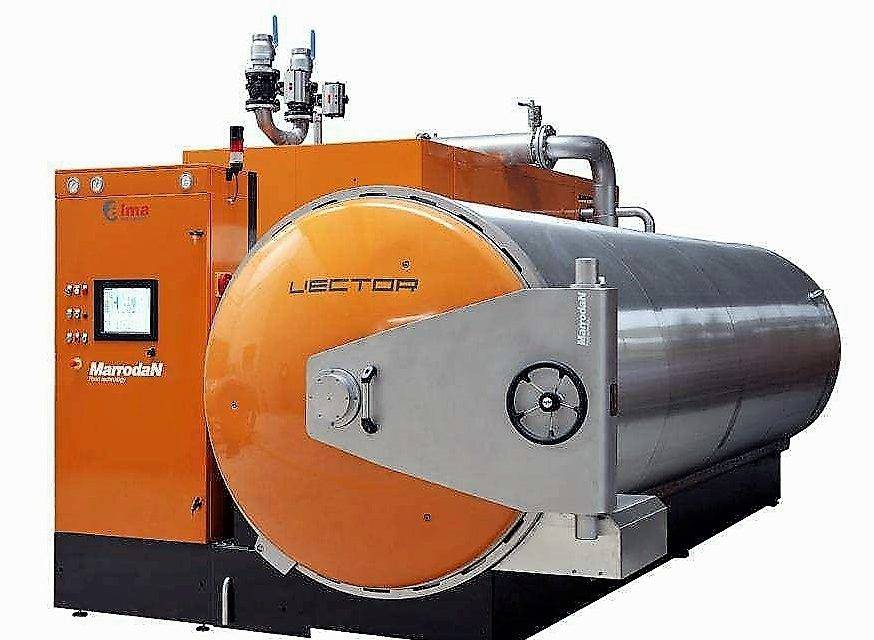 La gama de autoclaves Vector para la esterilización de alimentos es de Marrodán