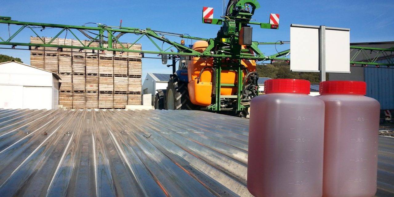 Procesamiento de efluentes fitosanitarios mediante una combinación de bacterias fotosintéticas