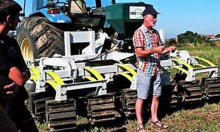 Apero para destruir cultivos de cobertera y romper terrones, afinando el suelo