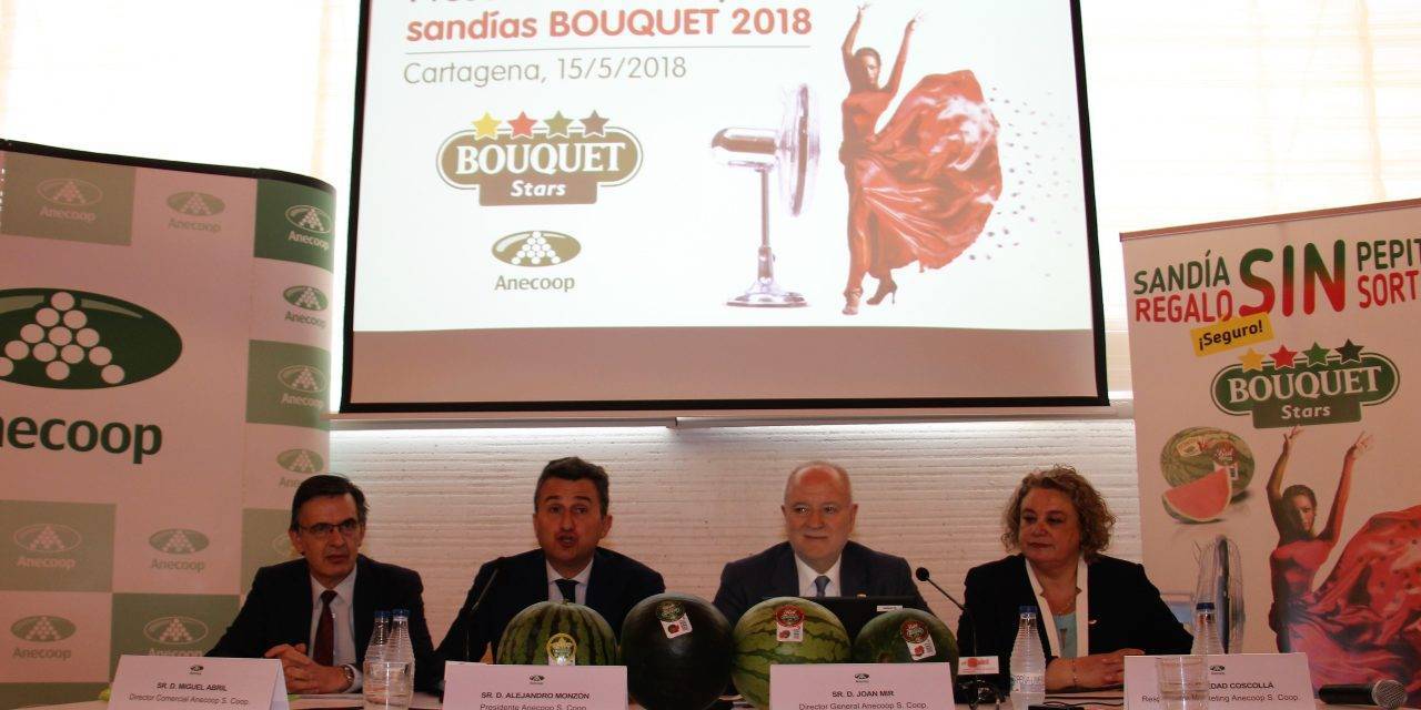 Anecoop con sus sandías Bouquet lidera el comercio europeo de sandías