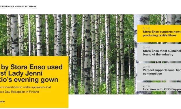 Stora Enso ranked best of industry by Sustainable Brand Index in Sweden