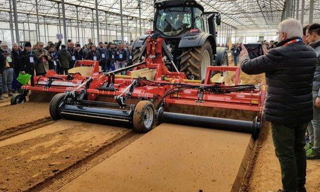 Demostraciones de la técnica hortícola en el campo