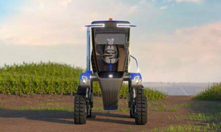 New Holland presenta el nuevo tractor zancudo para viñedos estrechos