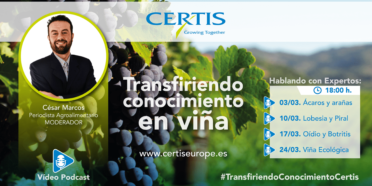 Certis apuesta por la formación con el ciclo de Vídeo Podcasts “Transfiriendo Conocimiento en Viña”