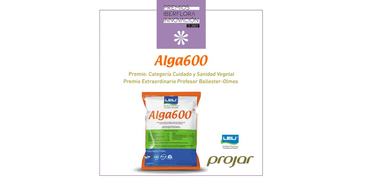 ALGA600 de Projar gana dos premios a la innovación en Iberflora