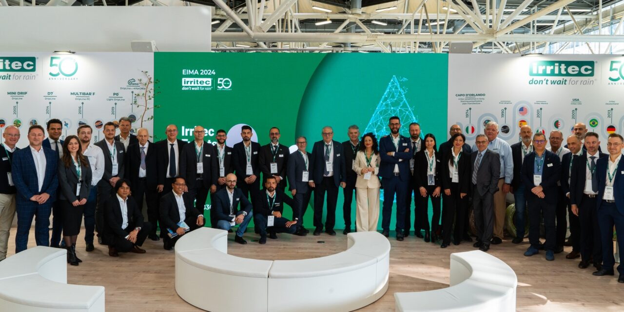 Irritec celebra su 50 aniversario en EIMA con nuevas soluciones para el riego sostenible