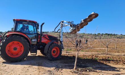 La poda mecanizada del pistacho