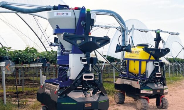Robot autónomo para el tratamiento envolvente de los cultivos